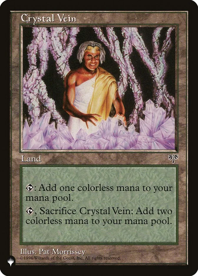 Crystal Vein (The List) - Magic: The Gathering in TCG Land