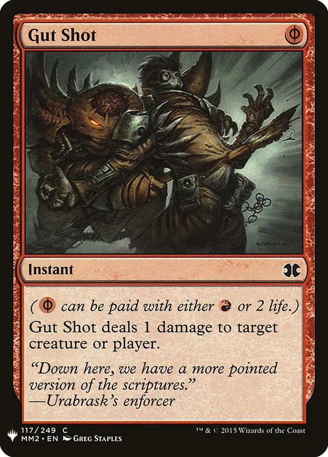 Gut Shot (The List) - Magic: The Gathering in TCG Land