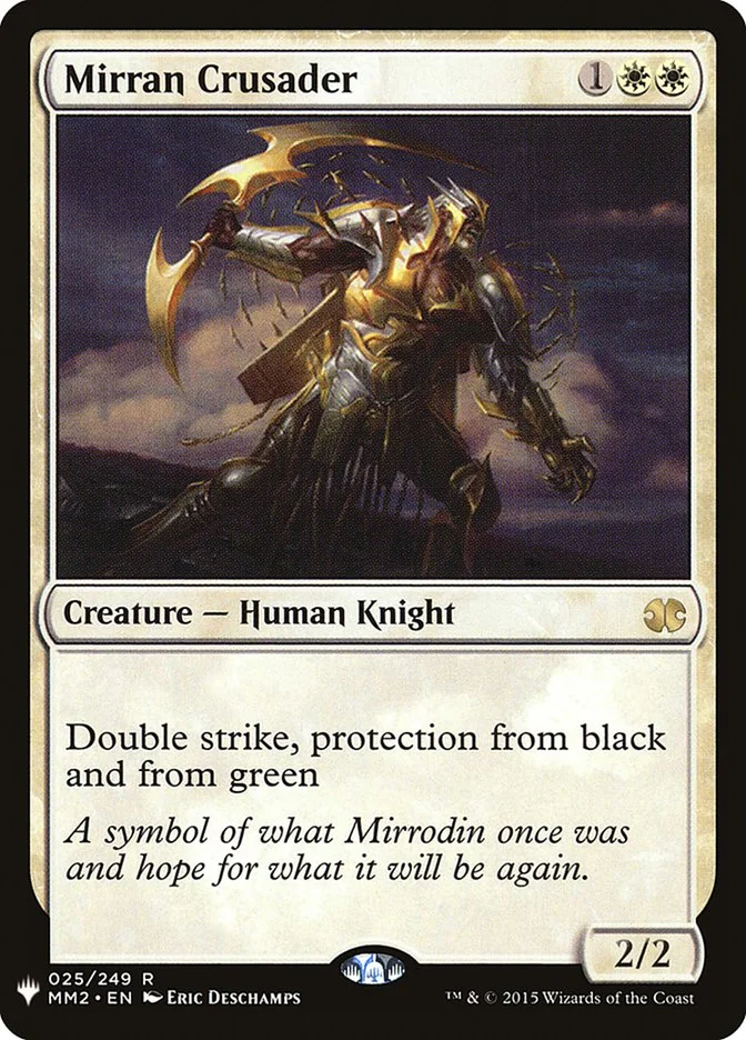 Mirran Crusader (The List) - Magic: The Gathering in TCG Land
