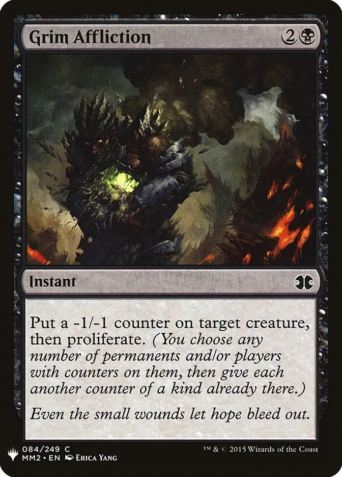 Grim Affliction (The List) - Magic: The Gathering in TCG Land