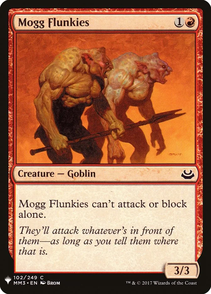 Mogg Flunkies (The List) - Magic: The Gathering in TCG Land