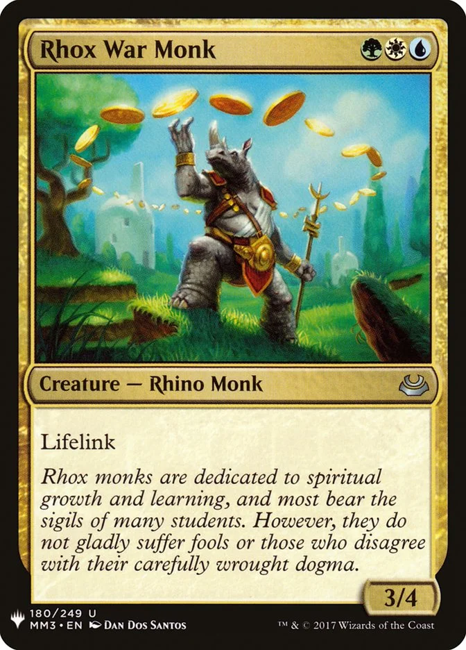 Rhox War Monk (The List) - Magic: The Gathering in TCG Land