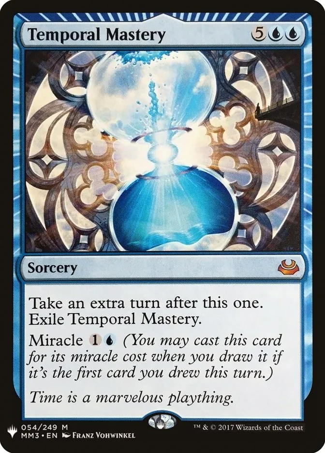 Temporal Mastery (The List) - Magic: The Gathering in TCG Land México