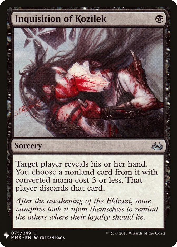 Inquisition of Kozilek (The List) - Magic: The Gathering in TCG Land