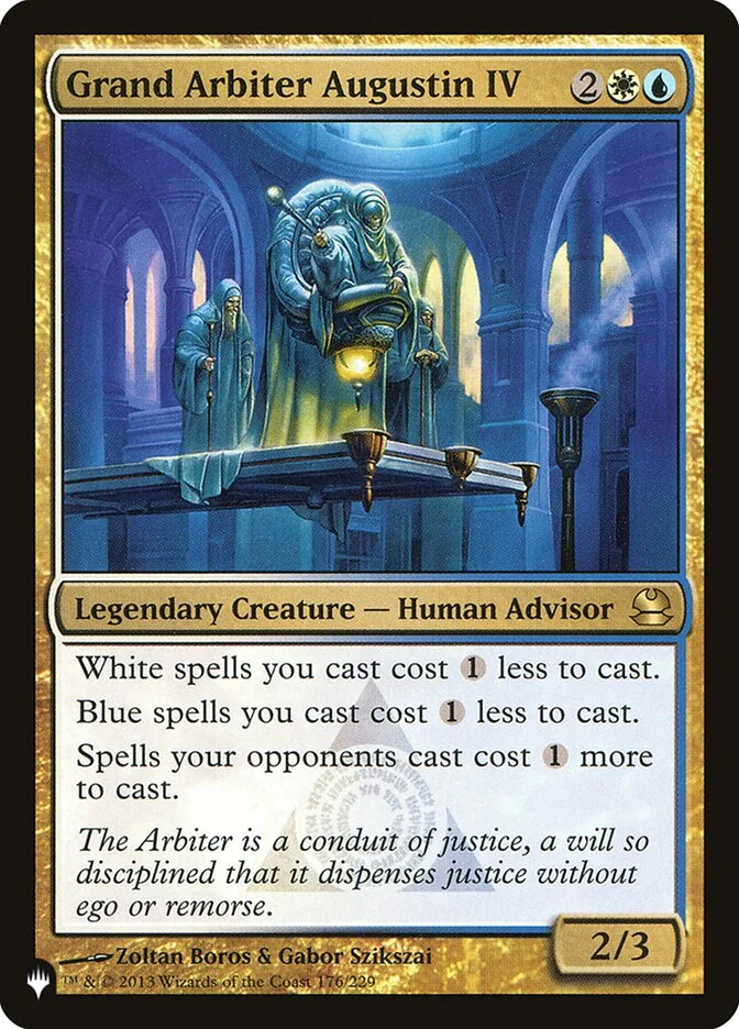 Grand Arbiter Augustin IV (The List) - Magic: The Gathering in TCG Land