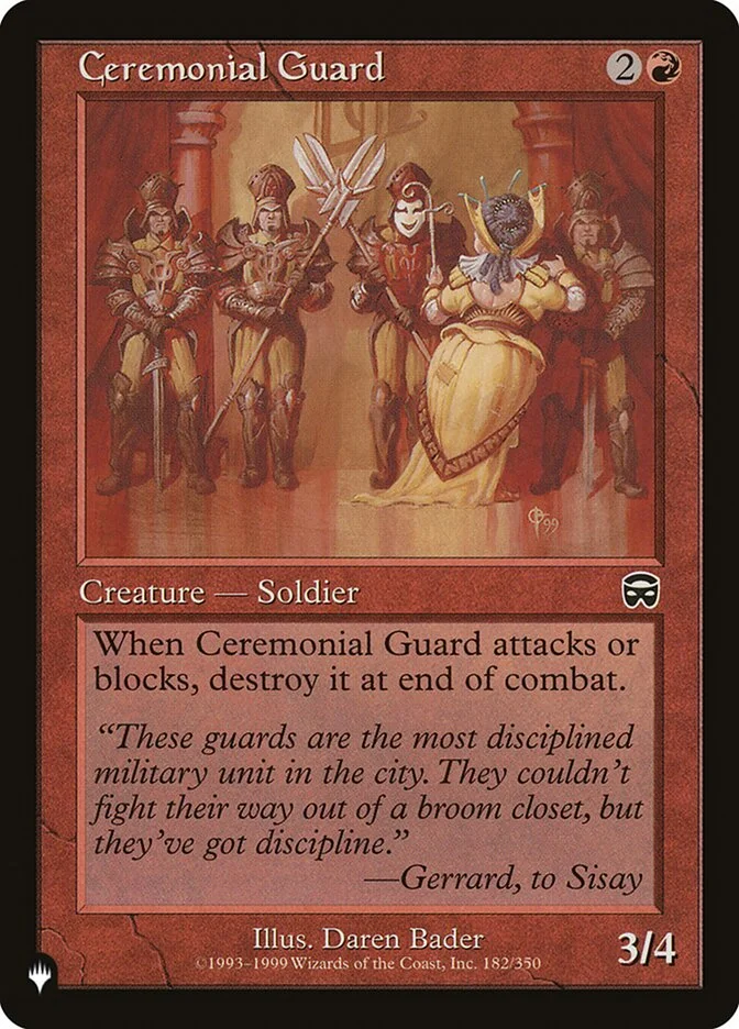 Ceremonial Guard (The List) - Magic: The Gathering in TCG Land