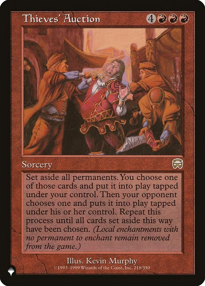 Thieves' Auction (The List) - Magic: The Gathering in TCG Land