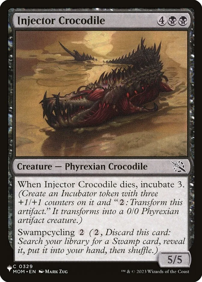 Injector Crocodile (The List) - Magic: The Gathering in TCG Land