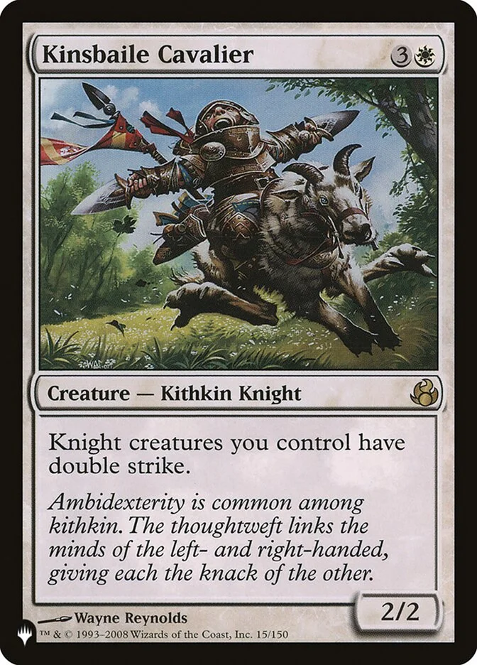 Kinsbaile Cavalier (The List) - Magic: The Gathering in TCG Land