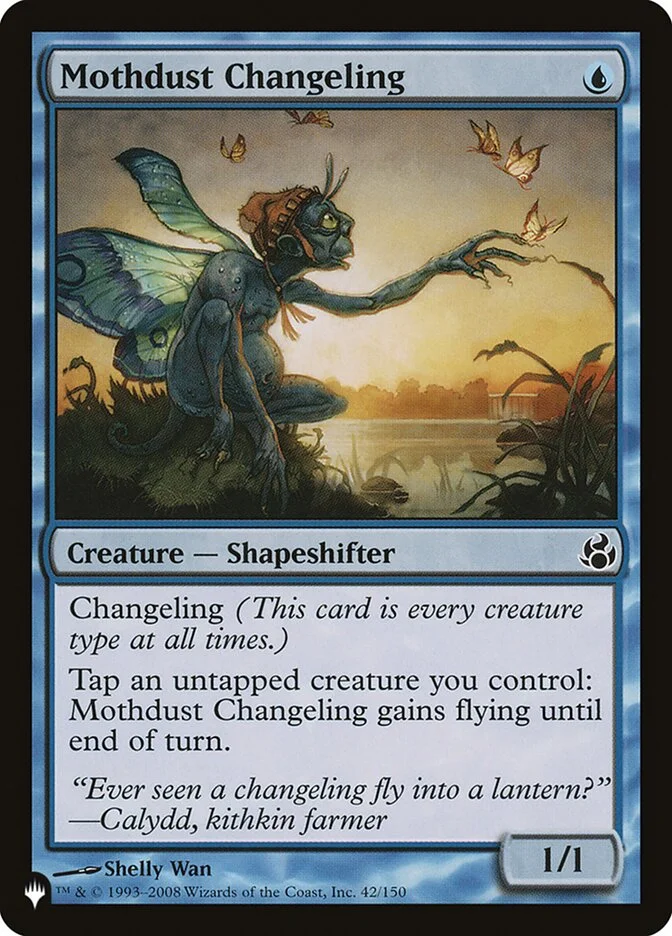 Mothdust Changeling (The List) - Magic: The Gathering in TCG Land