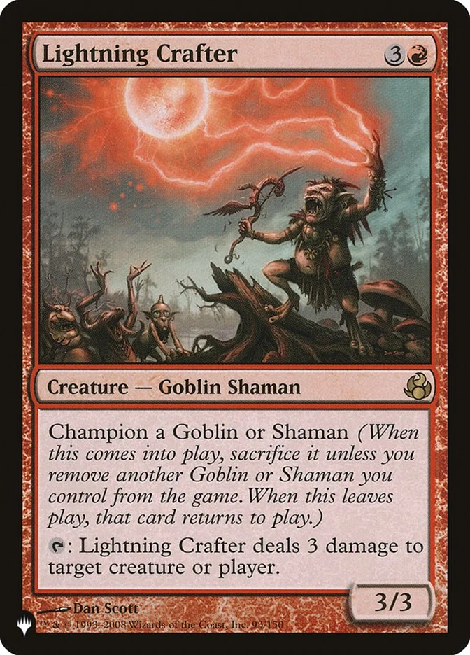 Lightning Crafter (The List) - Magic: The Gathering in TCG Land