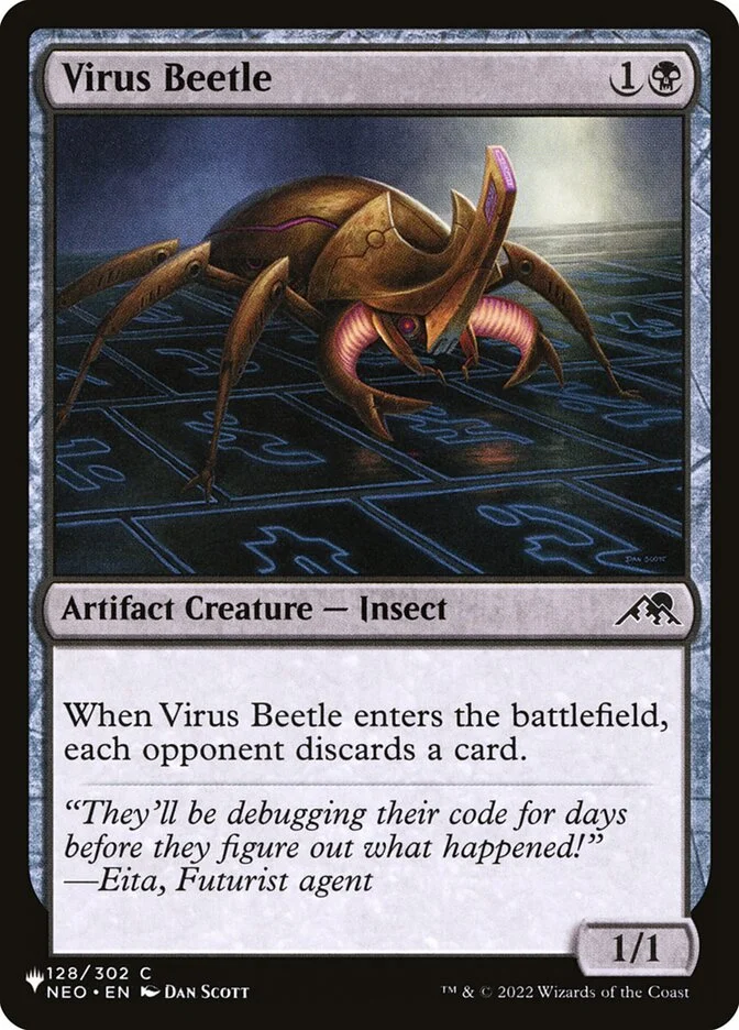 Virus Beetle (The List) - Magic: The Gathering in TCG Land México