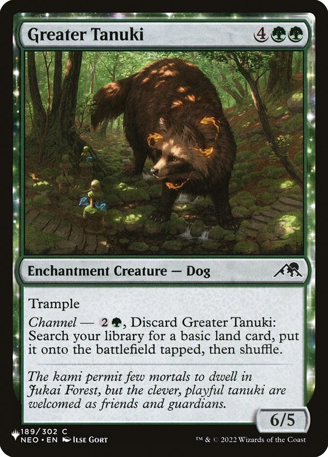 Greater Tanuki (The List) - Magic: The Gathering in TCG Land