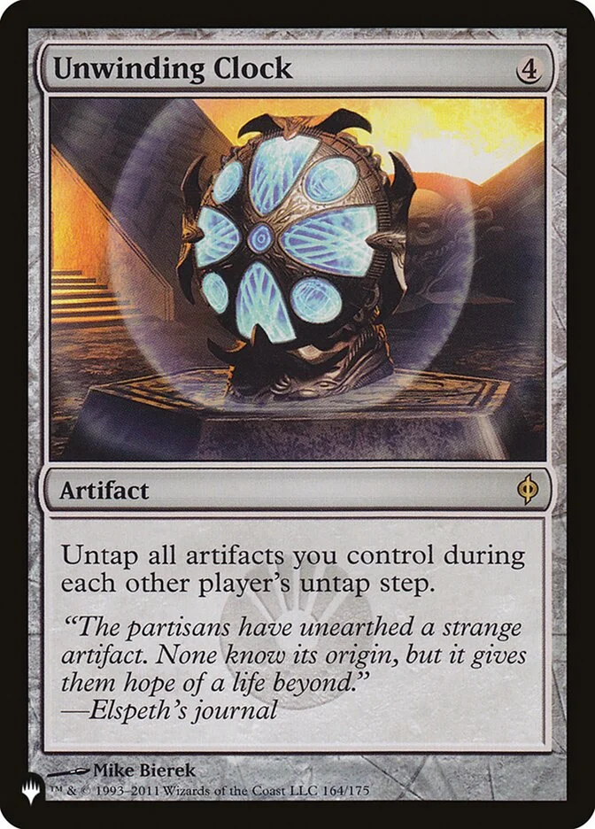 Unwinding Clock (The List) - Magic: The Gathering in TCG Land