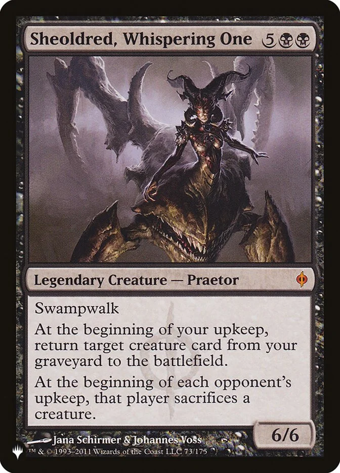 Sheoldred, Whispering One (The List) - Magic: The Gathering in TCG Land
