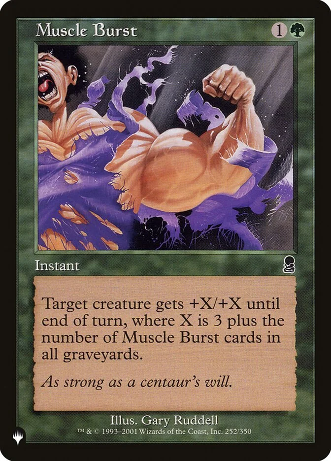 Muscle Burst (The List) - Magic: The Gathering in TCG Land
