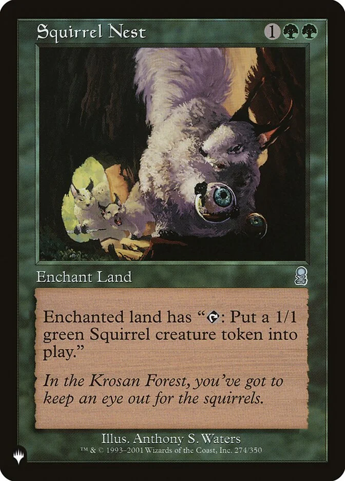 Squirrel Nest (The List) - Magic: The Gathering in TCG Land