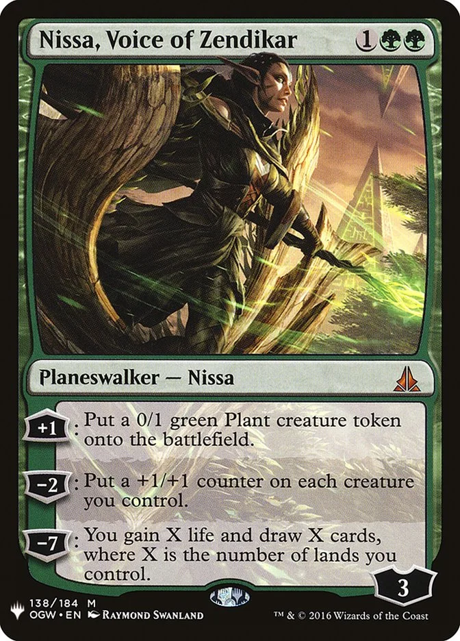 Nissa, Voice of Zendikar (The List) - Magic: The Gathering in TCG Land