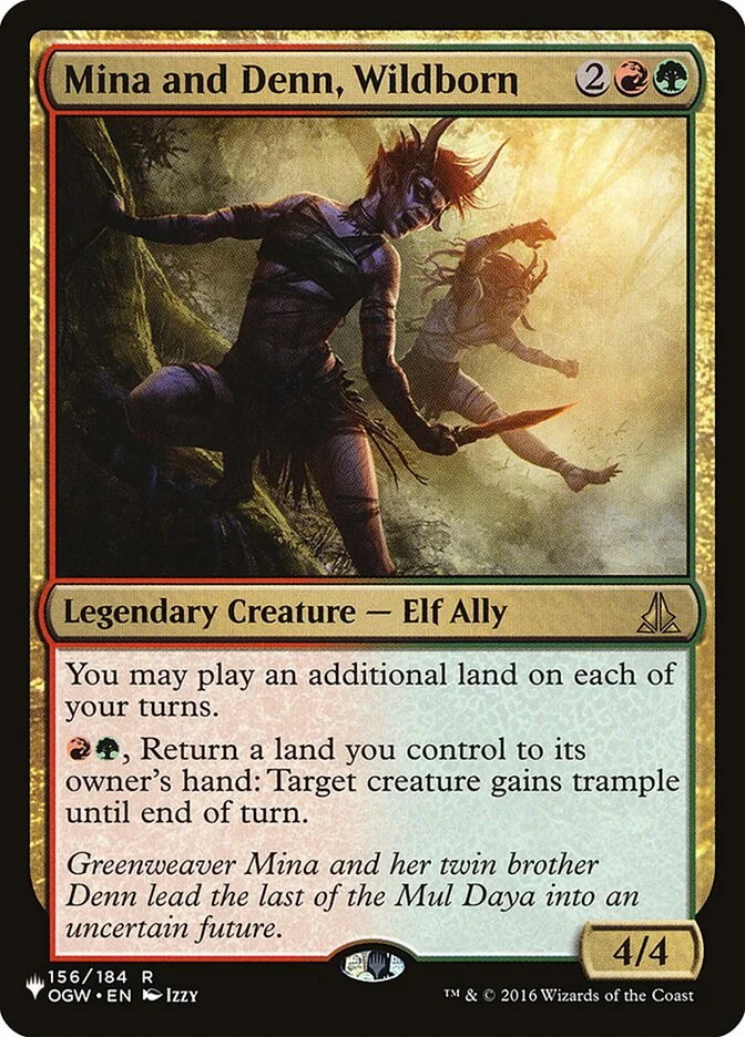 Mina and Denn, Wildborn (The List) - Magic: The Gathering in TCG Land