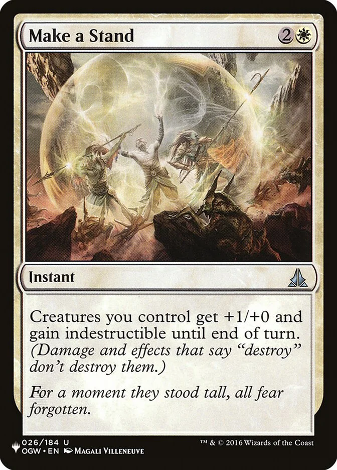 Make a Stand (The List) - Magic: The Gathering in TCG Land