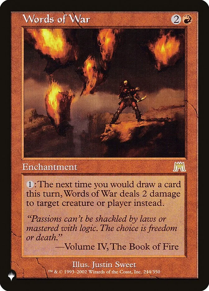 Words of War (The List) - Magic: The Gathering in TCG Land