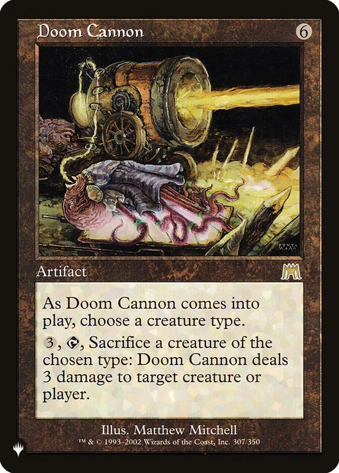 Doom Cannon (The List) - Magic: The Gathering in TCG Land
