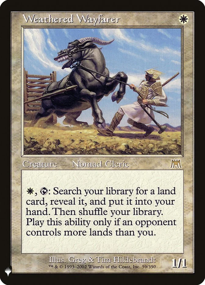 Weathered Wayfarer (The List) - Magic: The Gathering in TCG Land