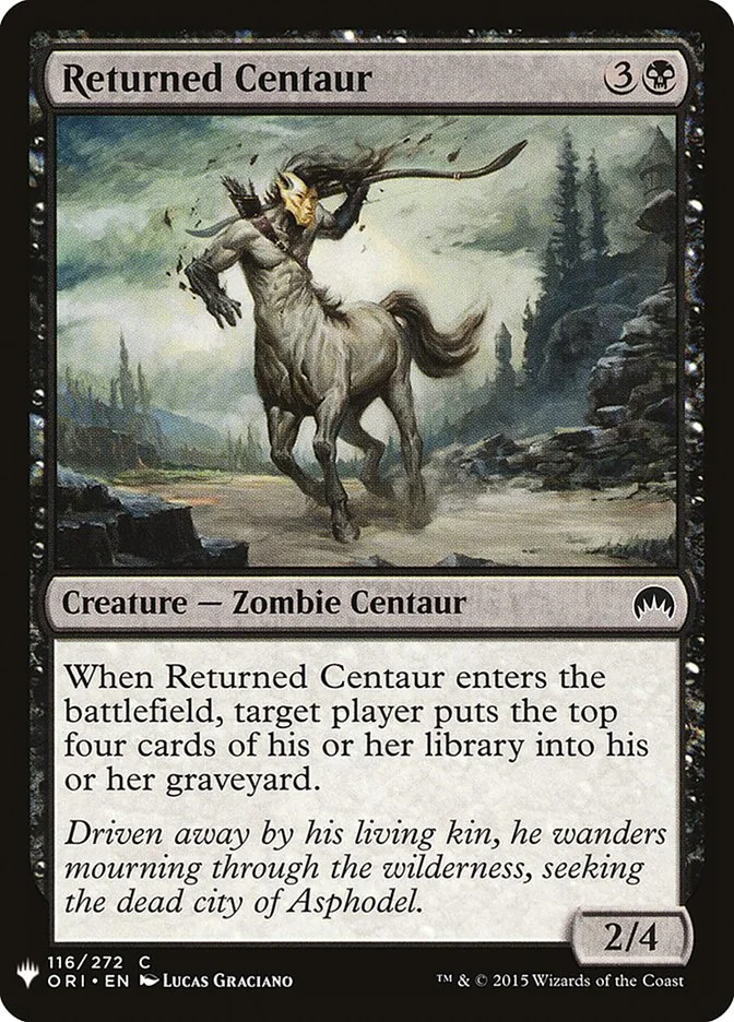 Returned Centaur (The List) - Magic: The Gathering in TCG Land