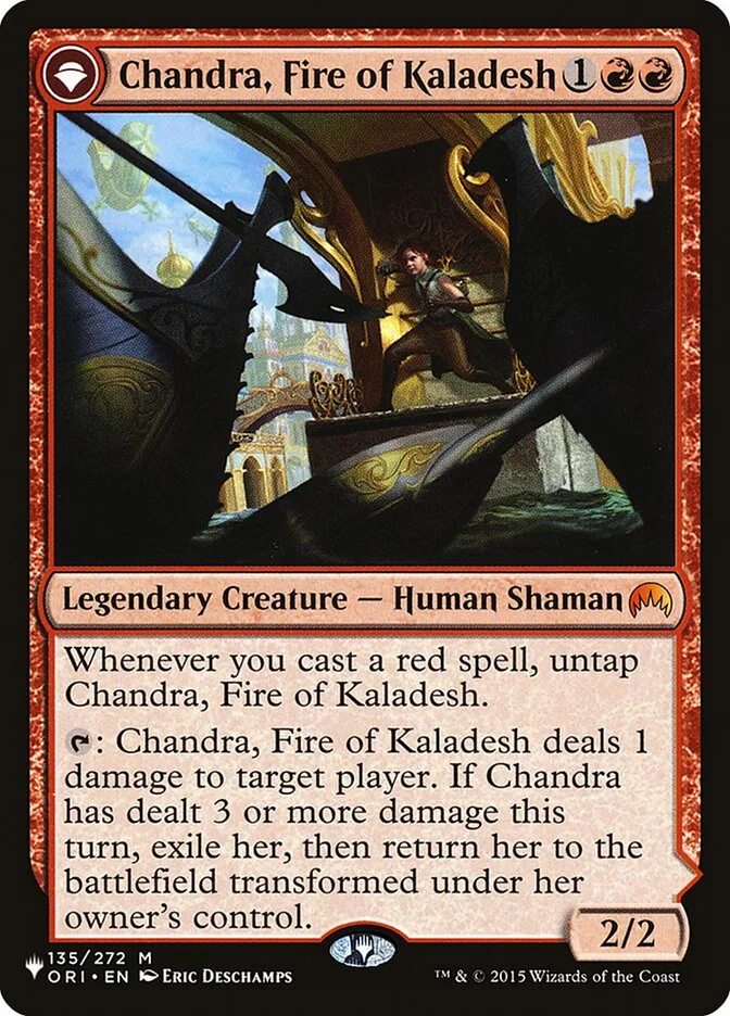 Chandra, Fire of Kaladesh (The List) - Magic: The Gathering in TCG Land México