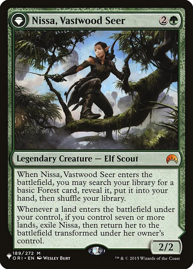 Nissa, Vastwood Seer (The List) - Magic: The Gathering in TCG Land México