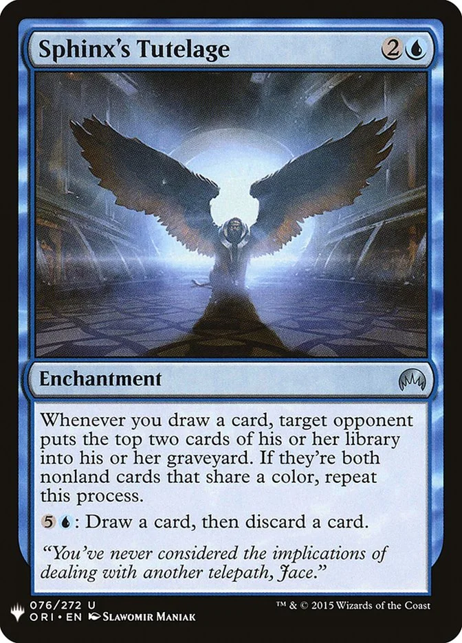 Sphinx's Tutelage (The List) - Magic: The Gathering in TCG Land