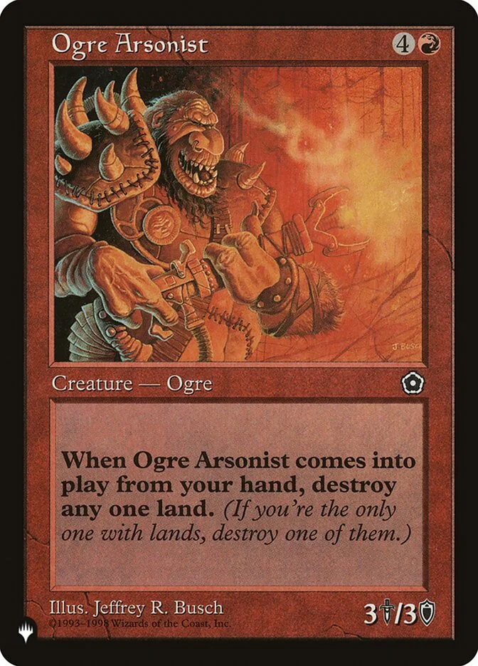 Ogre Arsonist (The List) - Magic: The Gathering in TCG Land
