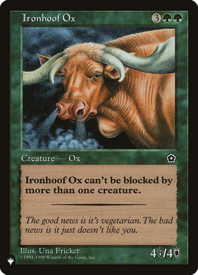 Ironhoof Ox (The List) - Magic: The Gathering in TCG Land