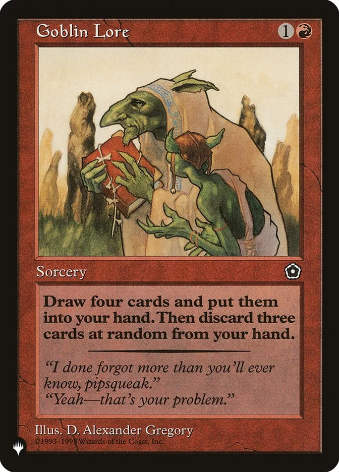 Goblin Lore (The List) - Magic: The Gathering in TCG Land