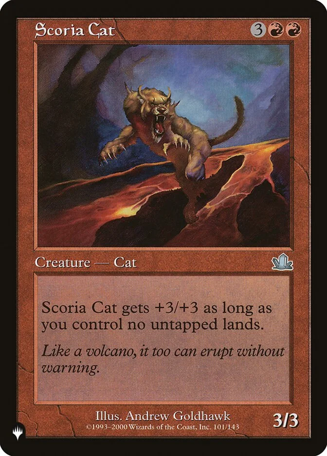 Scoria Cat (The List) - Magic: The Gathering in TCG Land