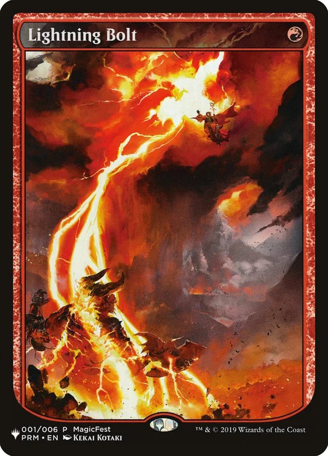 Lightning Bolt (The List) - Magic: The Gathering in TCG Land