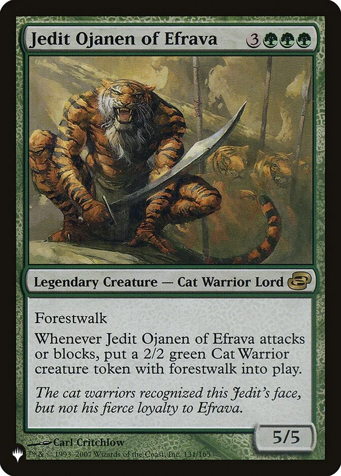 Jedit Ojanen of Efrava (The List) - Magic: The Gathering in TCG Land