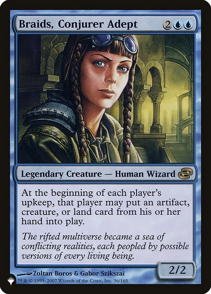 Braids, Conjurer Adept (The List) - Magic: The Gathering in TCG Land