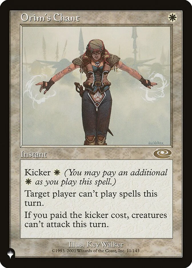 Orim's Chant (The List) - Magic: The Gathering in TCG Land
