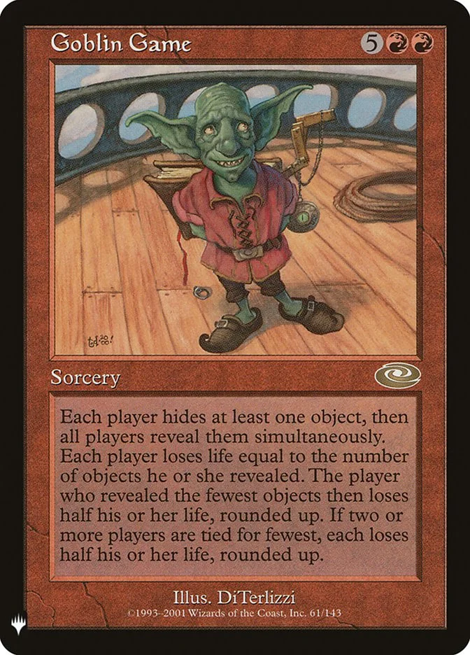 Goblin Game (The List) - Magic: The Gathering in TCG Land