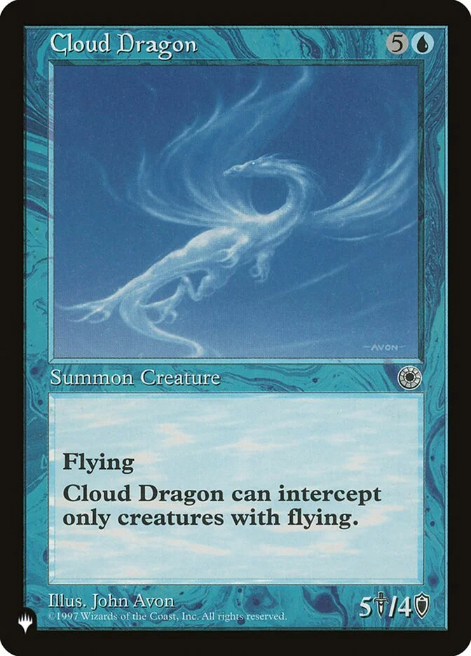 Cloud Dragon (The List) - Magic: The Gathering in TCG Land