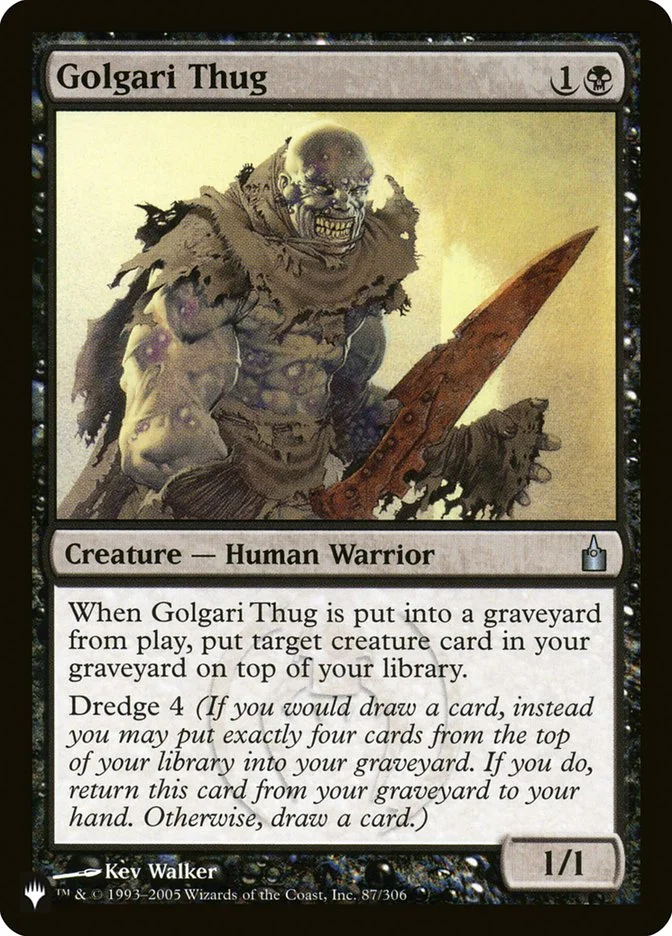 Golgari Thug (The List) - Magic: The Gathering in TCG Land