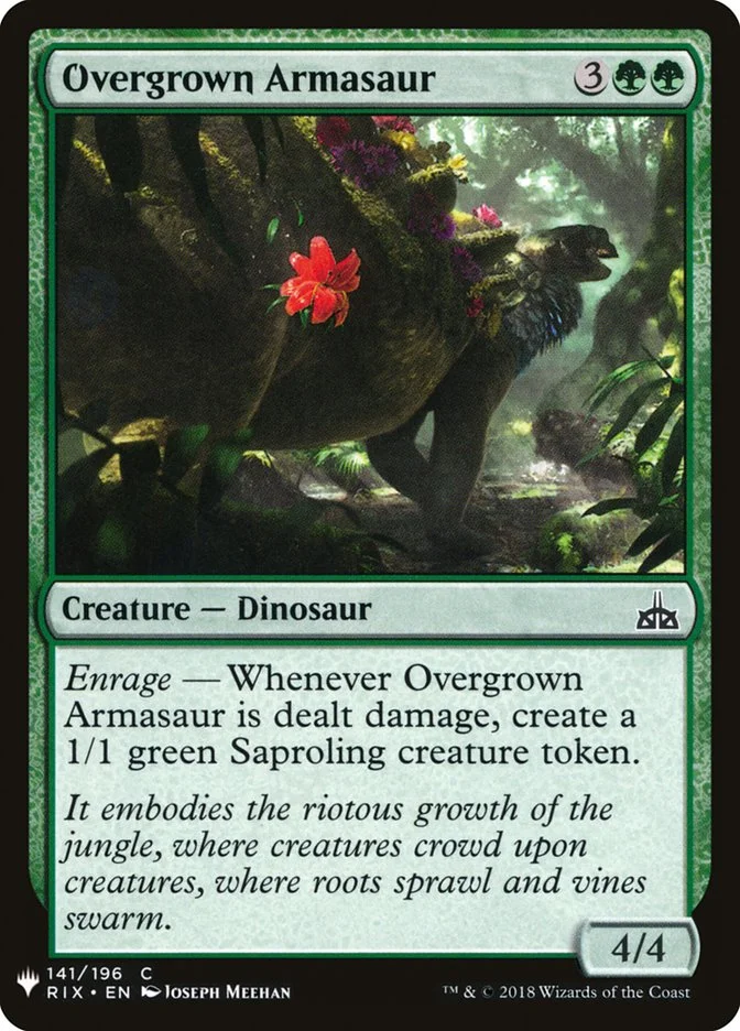 Overgrown Armasaur (The List) - Magic: The Gathering in TCG Land