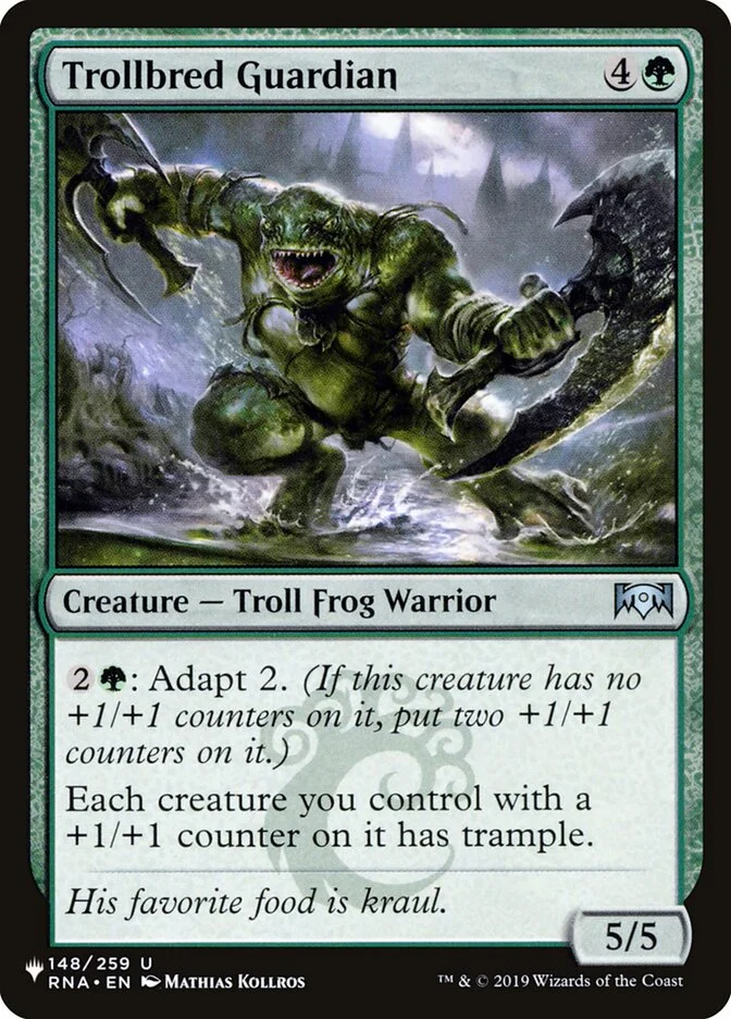 Trollbred Guardian (The List) - Magic: The Gathering in TCG Land