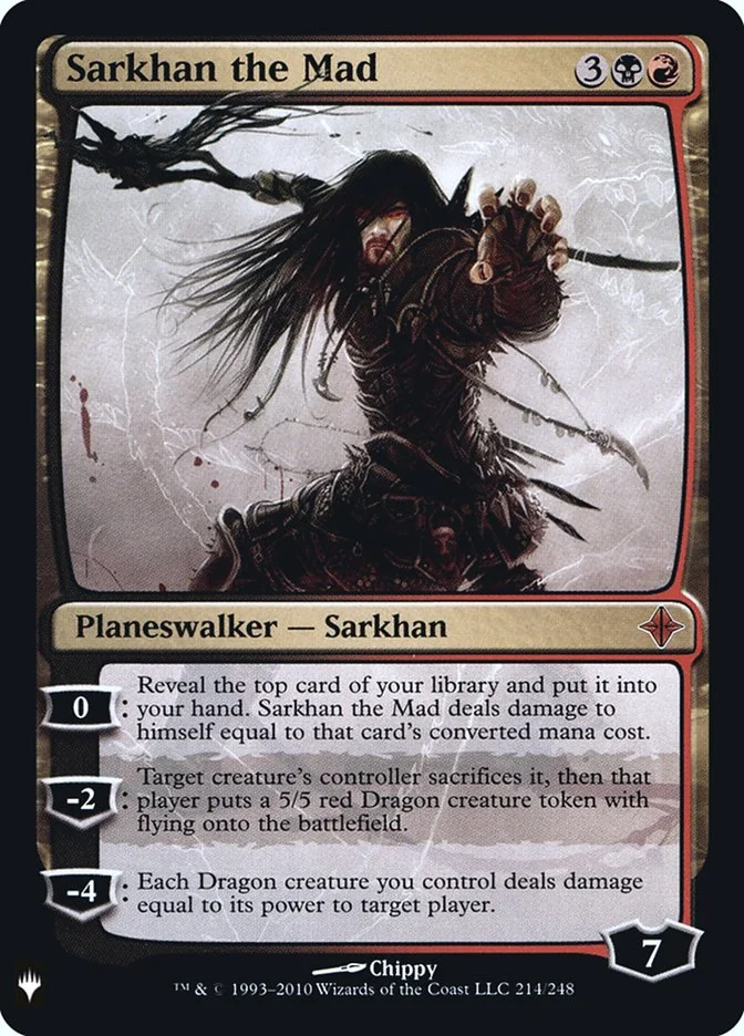 Sarkhan the Mad (The List) - Magic: The Gathering in TCG Land