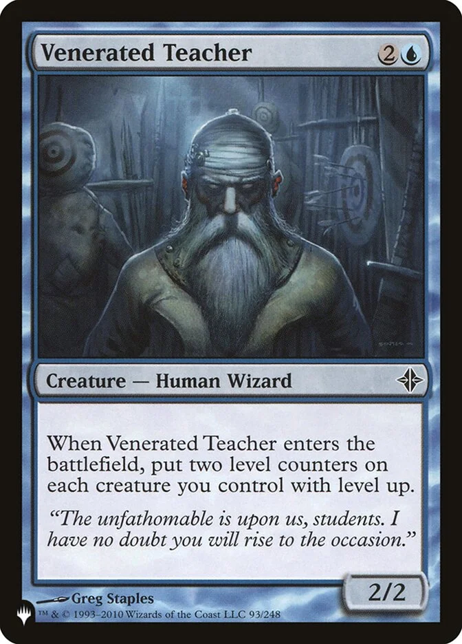 Venerated Teacher (The List) - Magic: The Gathering in TCG Land