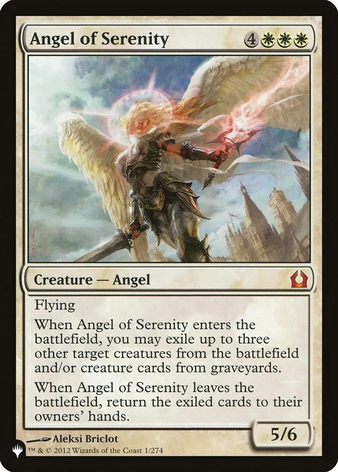 Angel of Serenity (The List) - Magic: The Gathering in TCG Land