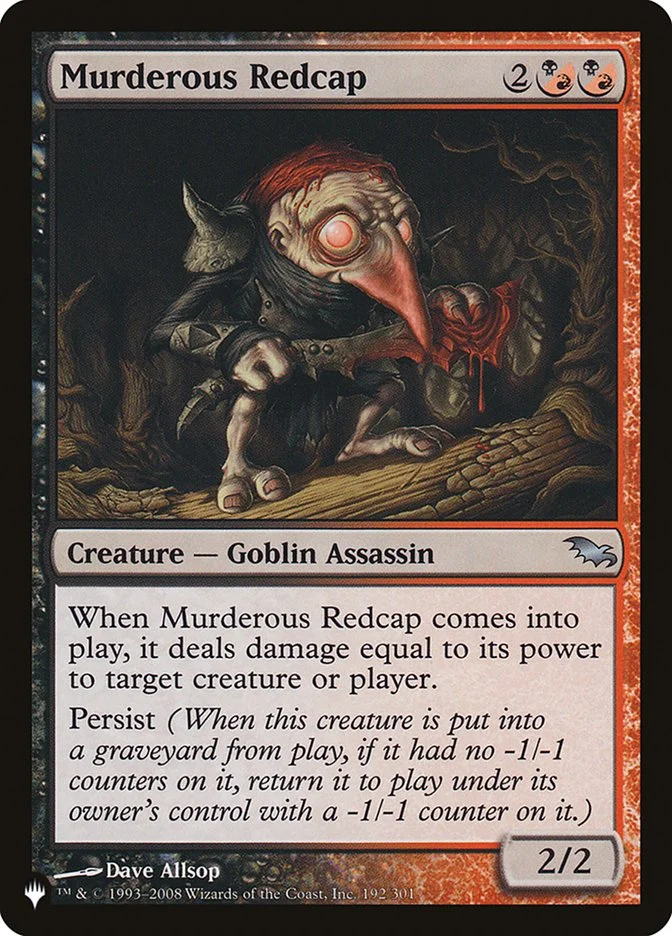 Murderous Redcap (The List) - Magic: The Gathering in TCG Land