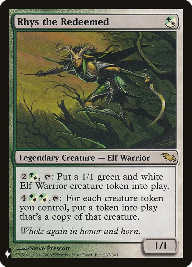 Rhys the Redeemed (The List) - Magic: The Gathering in TCG Land