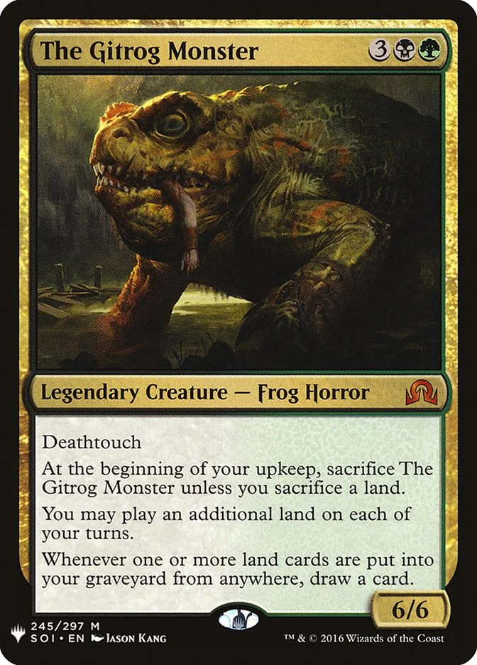 The Gitrog Monster (The List) - Magic: The Gathering in TCG Land